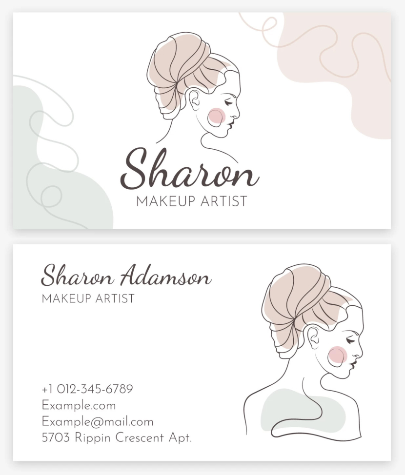 Makeup Artist Business Card