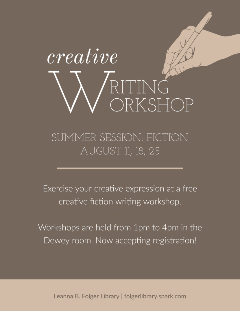 journalist writing workshop Free Poster And Flyer Templates