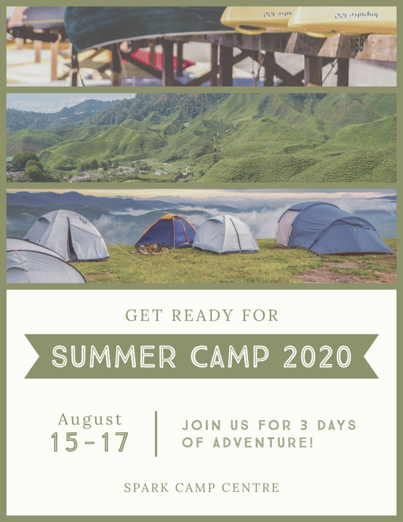 summer camp outdoor adventure Free Poster And Flyer Templates