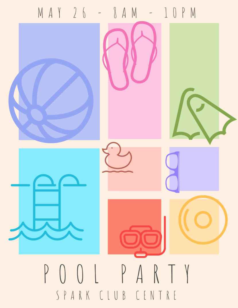 pool party Free Poster And Flyer Templates