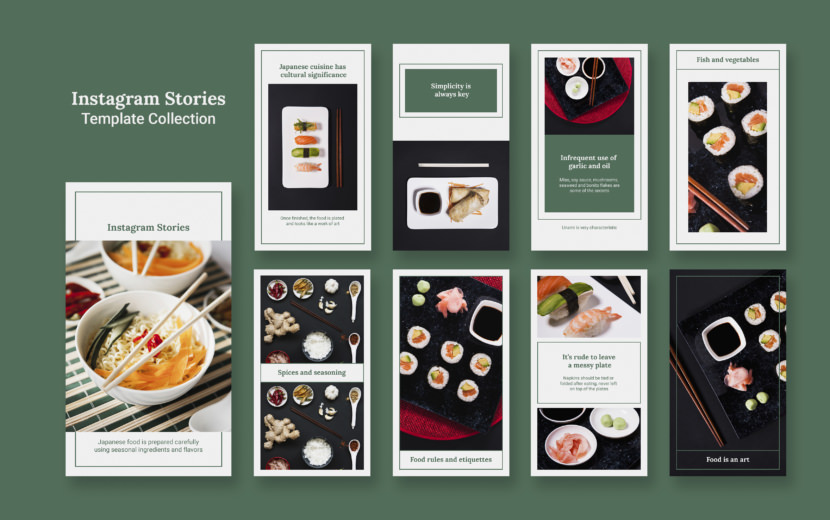 Restaurant Instagram Stories Template