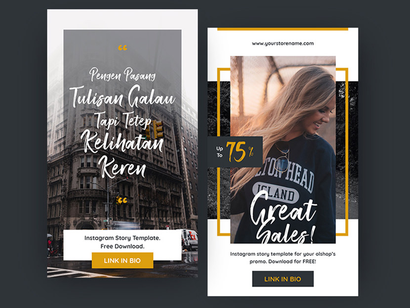 Vibrant Instagram Stories Template