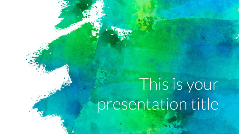 Screenshot of Microsoft Powerpoint and Google Slides presenation template