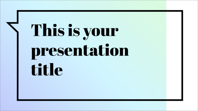 Screenshot of Microsoft Powerpoint and Google Slides presenation template