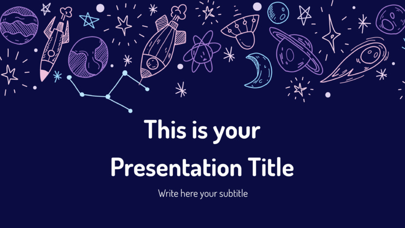 Screenshot of Microsoft Powerpoint and Google Slides presenation template