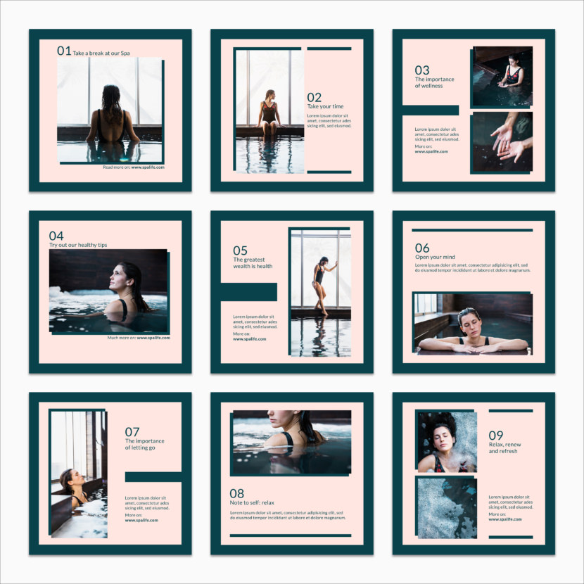 SPA Concept Instagram Template