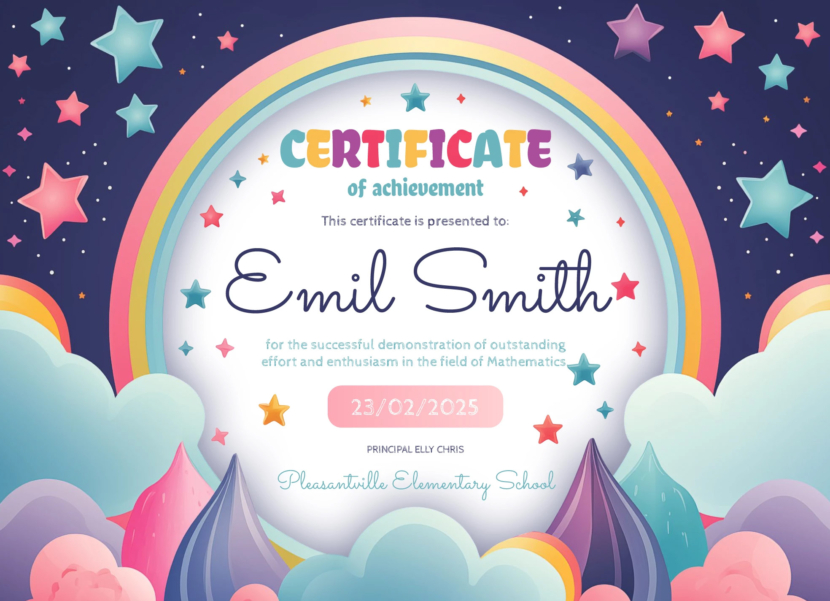 Kids Certificate