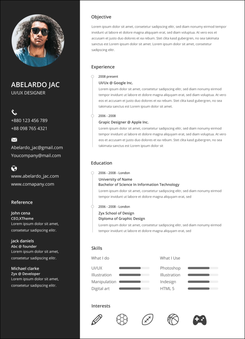 Minimalistic Resume