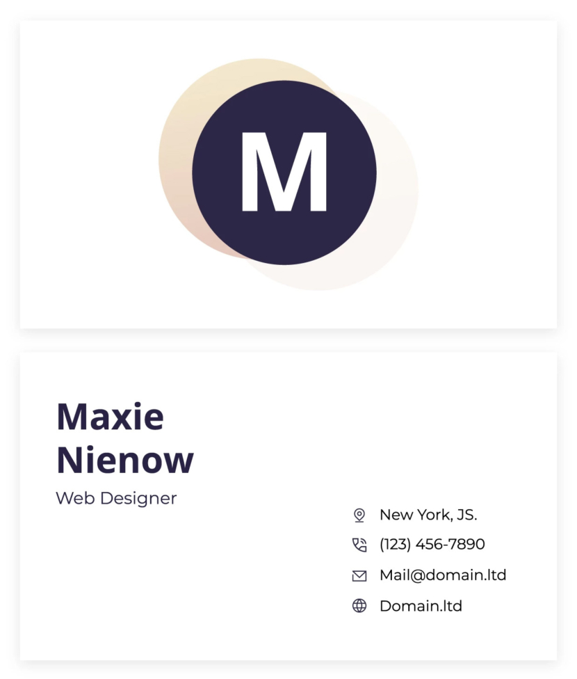 Minimalist Business Card