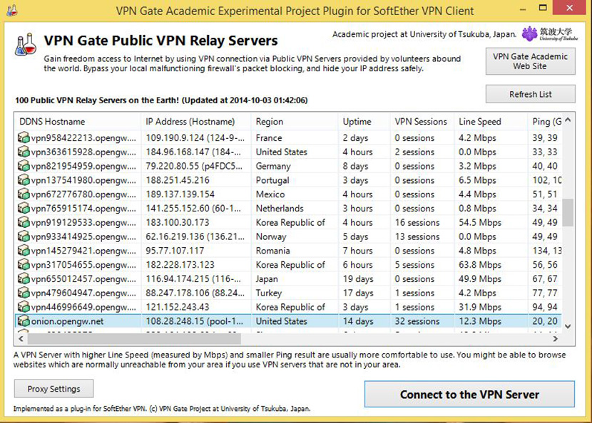 VPN Gate